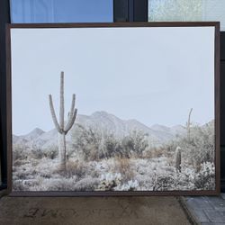 Large Canvas Desert Frame