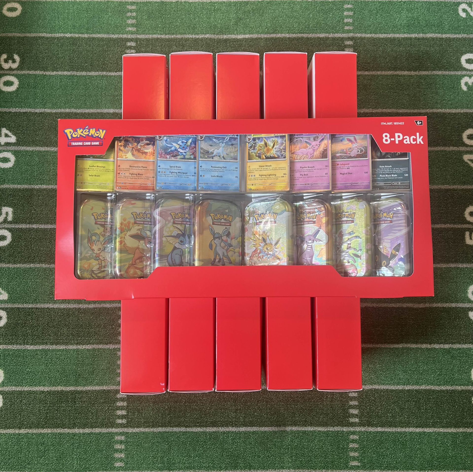 POKEMON TCG SCARLET AND VIOLET PRISMATIC EVOLUTIONS COSTCO 8-PACK MINI TINS
