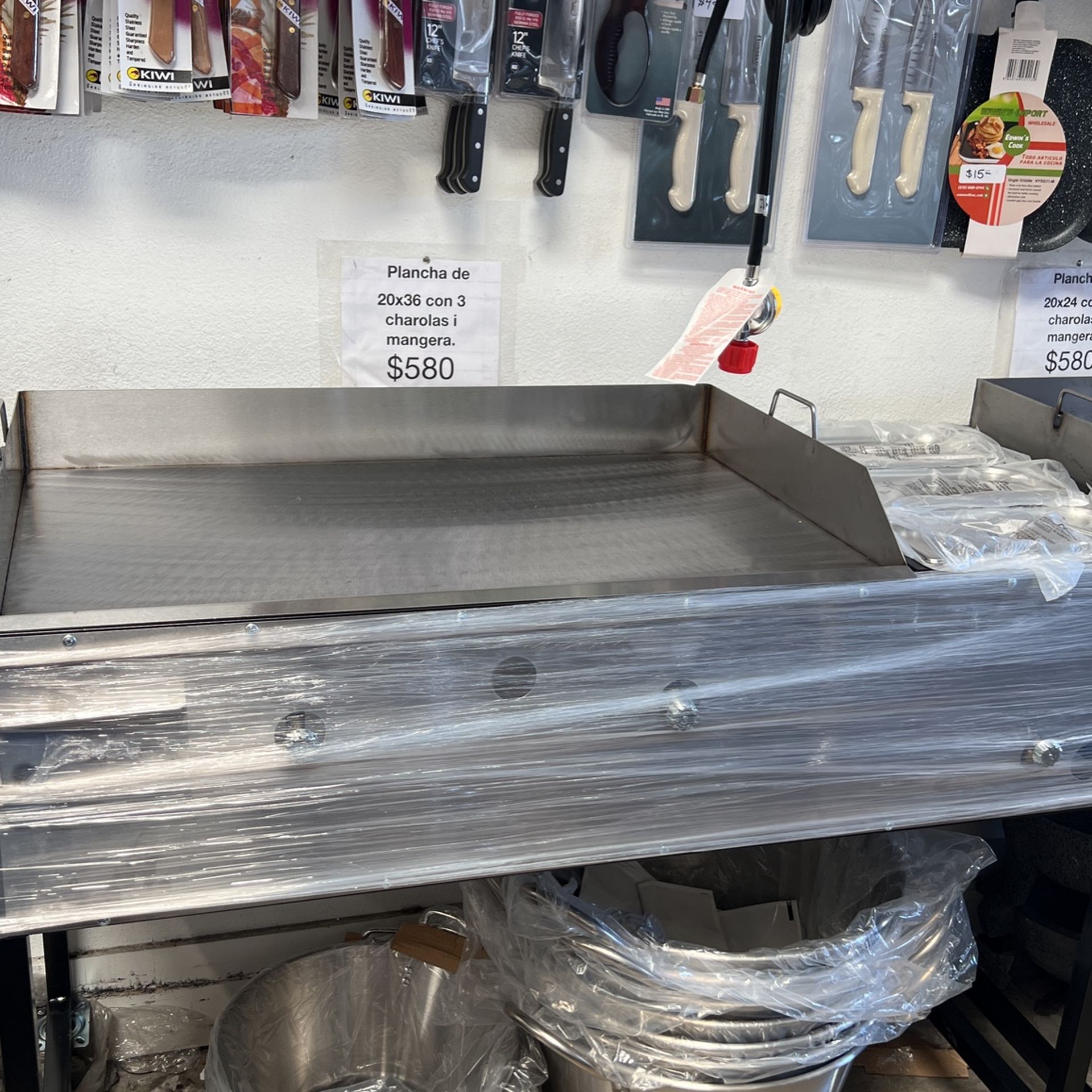 Taco Cart/ Big Griddles/plancha Nuevas Con Mangera