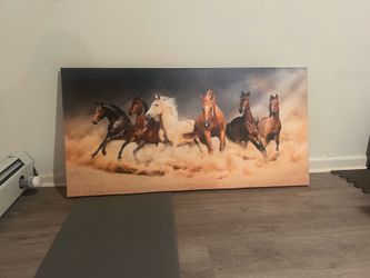 Horse Wall Painting - Framed.