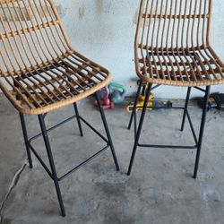 Beautiful To Bar Stools Both For$15.  Like New