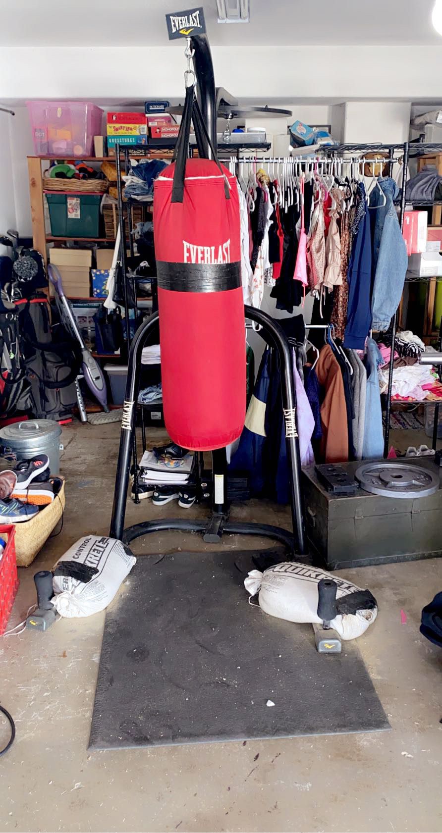 Punching Bag and Stand Bundle