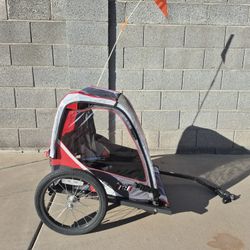 2 Seat Child Bike Trailer