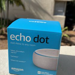 3rd Generation Echo Dot - NEVER USED, new in-box