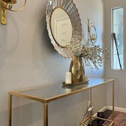Glass Console Table 