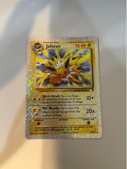 2002 POKEMON LEGENDARY COLLECTION 14 JOLTEON-REVERSE FOIL