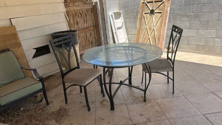 Dining table with chairs