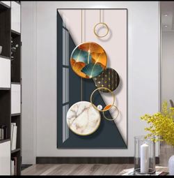 Titre : Large Modern Panoramic Canvas Wall Art (24" x 47" / 60x120cm)
