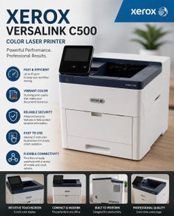Xerox VersaLink C500 Color Laser Printer