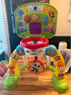 Vtech Basketball Hoop and Soccer Goal Toy