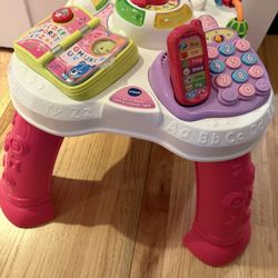 Vtech Baby Sit To Stand Table With Music And Sounds 