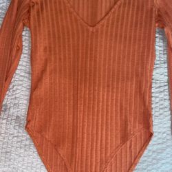 Medium F21 Orange Leotard