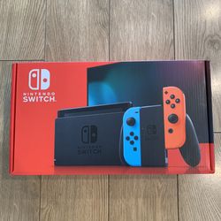 Nintendo Switch Console Blue and Red - NEW
