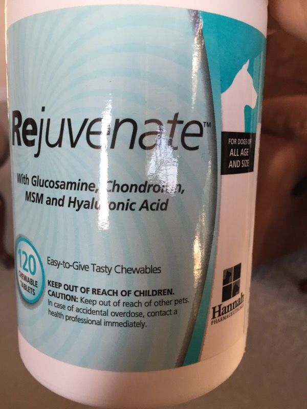 Rejuvenate with glucosamine, chondroitin, MSM and hyaluronic acid
