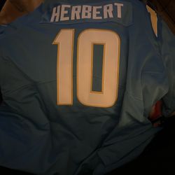 Justin Herbert Chargers Nike Jersey