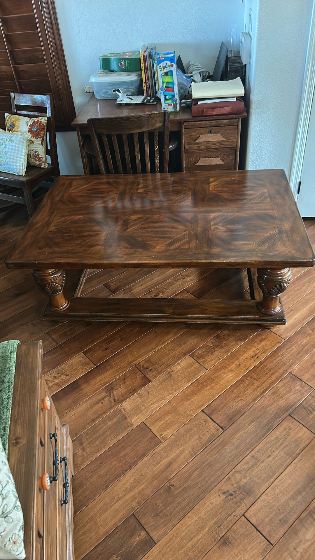Large Wood Coffee Table