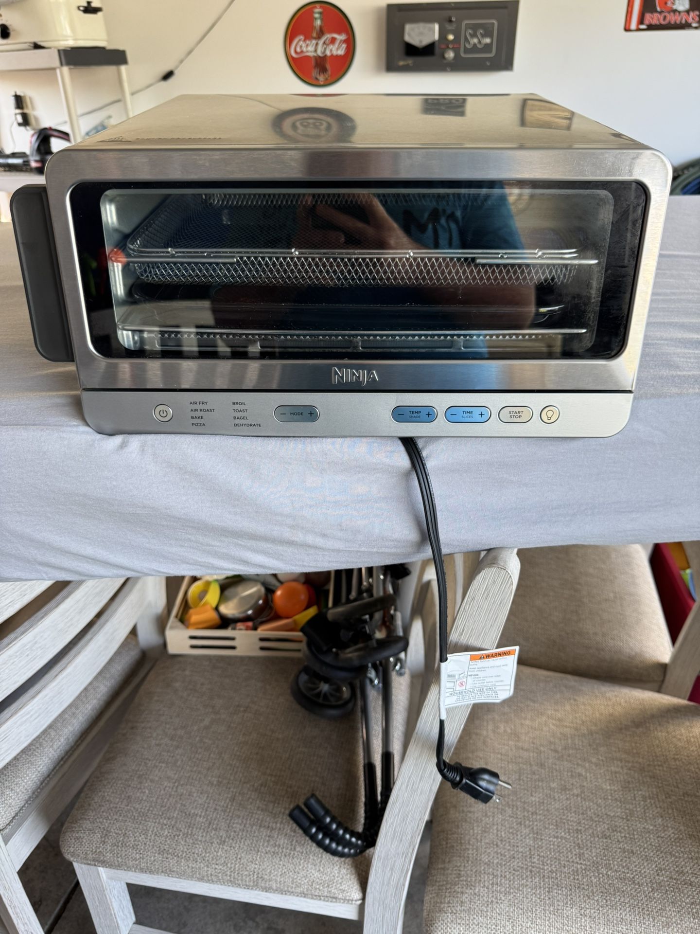 Ninja® SP101 Foodi® 8-in-1 Digitalu Air Fry Oven (Flip-Up Toaster Oven)