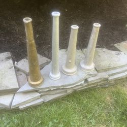 Vintage Brass Fire Hose Nozzle And Others