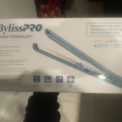 Babyliss Nano Titanium Flat Iron New Open Box