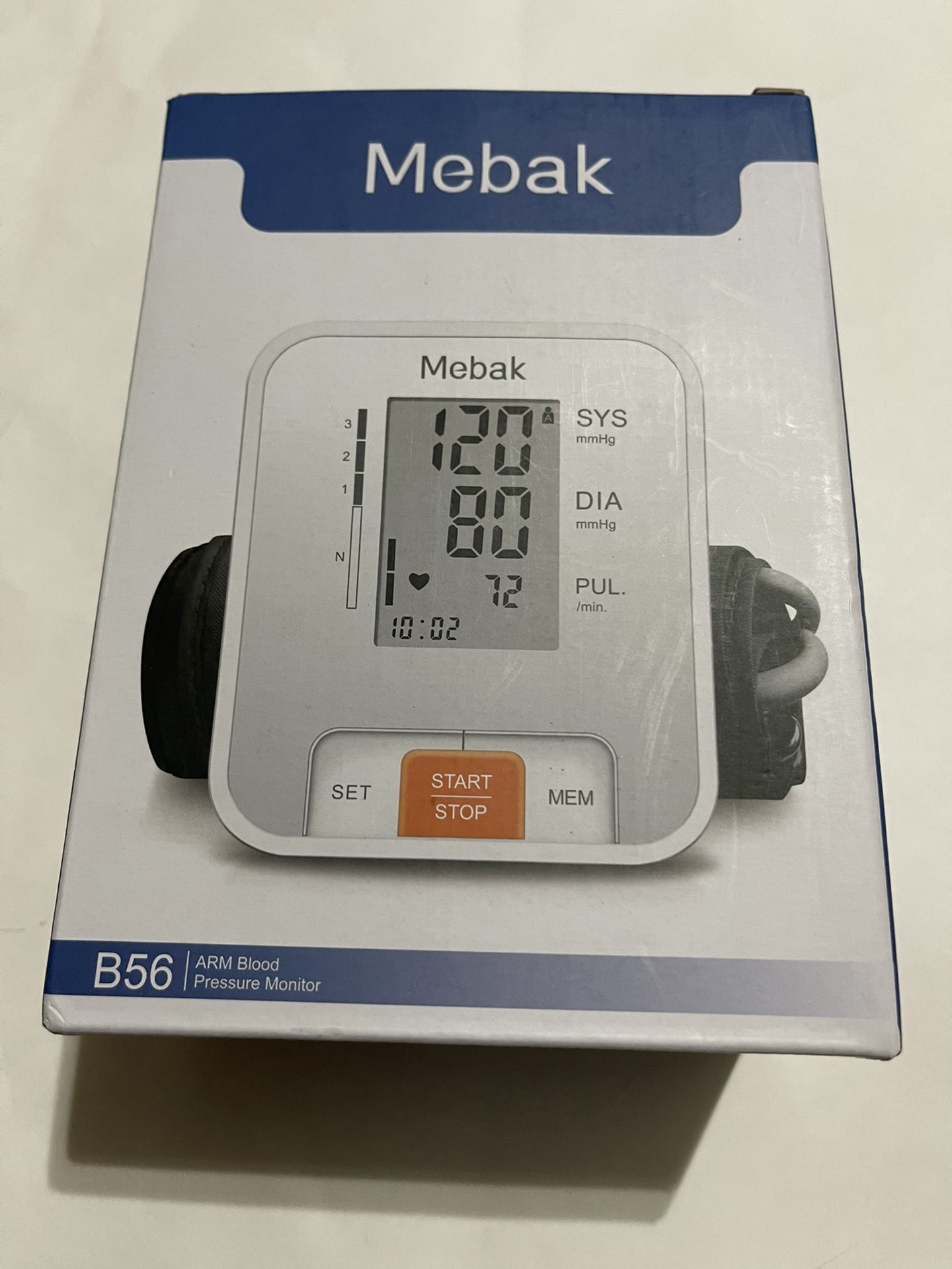 Blood Pressure Monitor Upper Arm, Mebak Automatic Digital BP Blood Pressure Mach