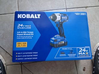 1/2  in mid Torque Impact wrench kit