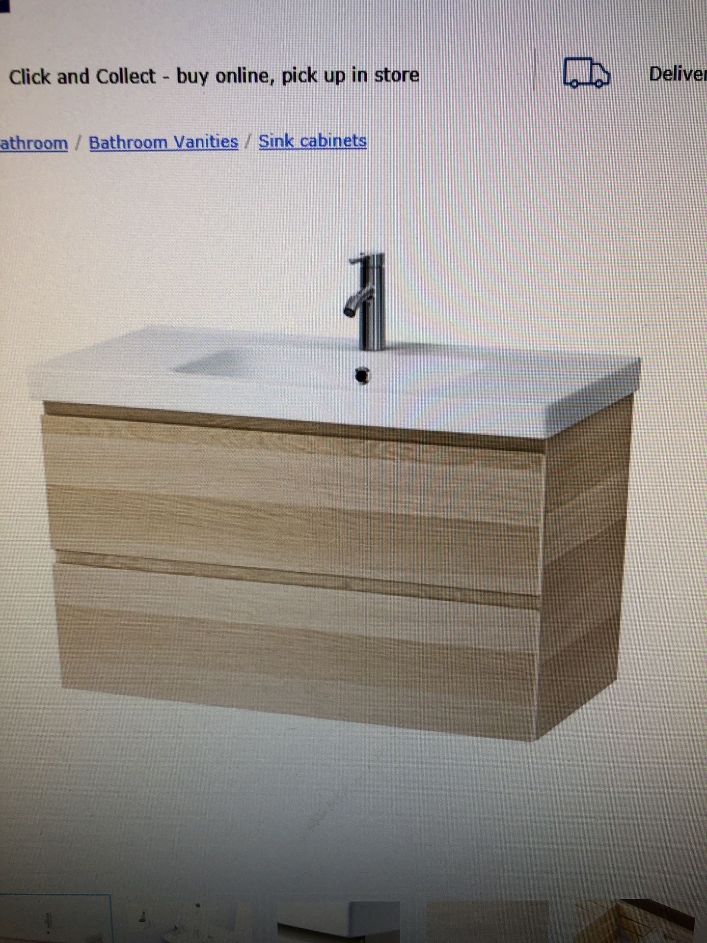 IKEA GODMORGAN/ODENSVIK bathroom vanities