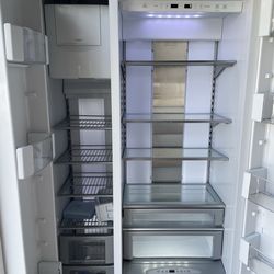 Monogram 42 in build in side by side refrigerator