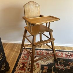 Mid Century Baby High Chair