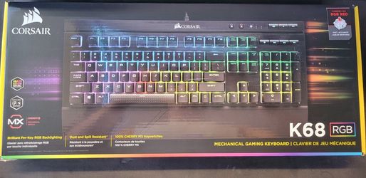 Corsair K68 Mechanical Gaming keyboard Cherry MX red keys