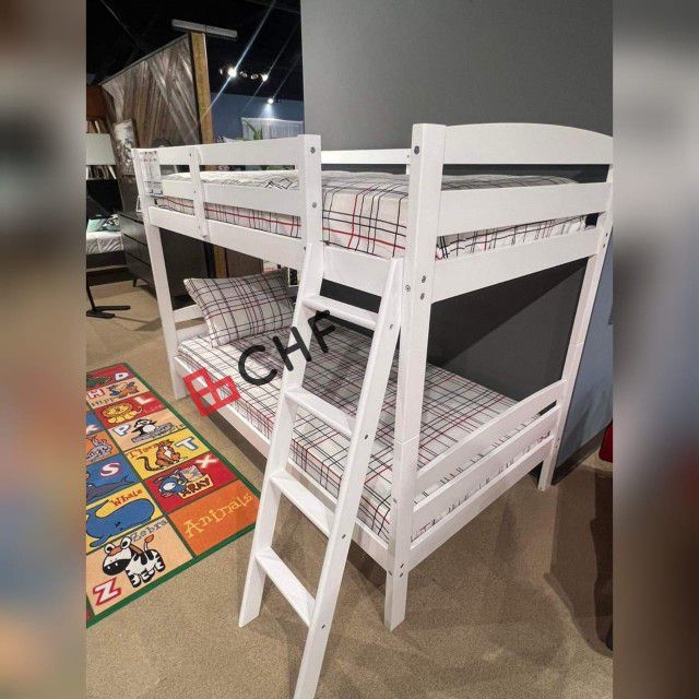 Twin Over Twin Bunk Bed // Mattress Sold Separately 