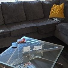 Sectional And Coffee Table 