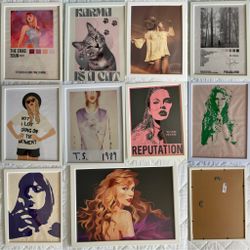 10 Taylor Swift Framed Canvas Posters