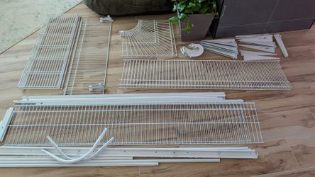 Closetmaid wire shelving - used