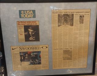 Framed  collage Michael jordan