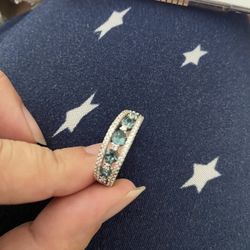 925 Sterling Silver Wedding Ring Size 9