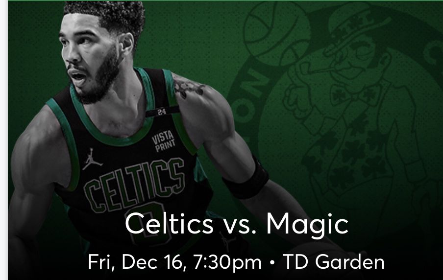 Loge 19 Boston Celtics Tickets Available