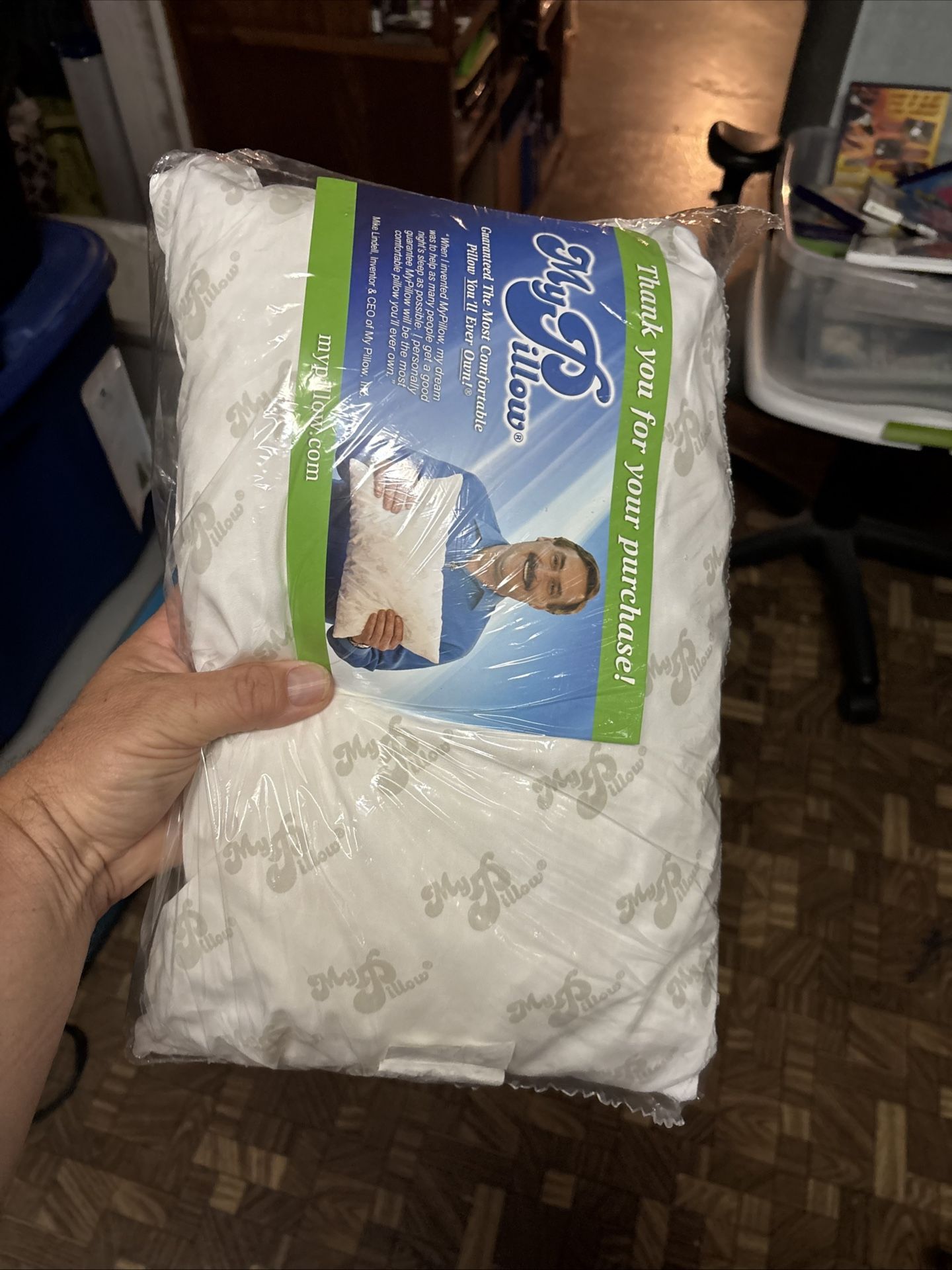 My Pillow Brand Travel Throw Pillow. New In Package