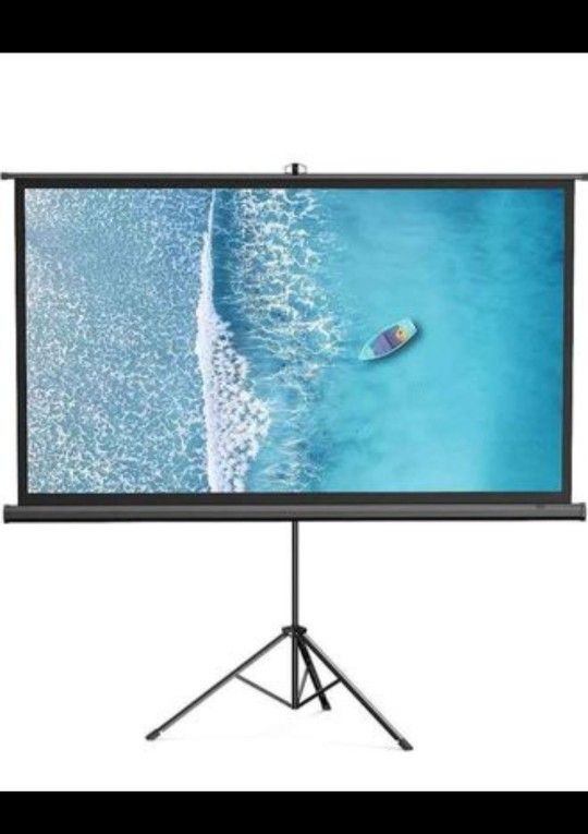 Projector Screen With Stand 100 Inch New