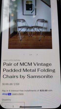 Vintage Samsonite chairs