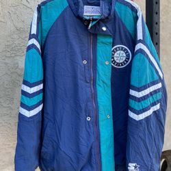Vintage Starter Seattle Mariners Jacket Mens Large