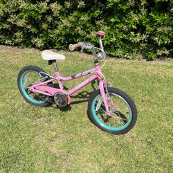 16 Inch Pink Guardian Kids Bike 4 To 6 Year Olds