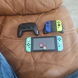 Animal Crossing Switch With 2 Games