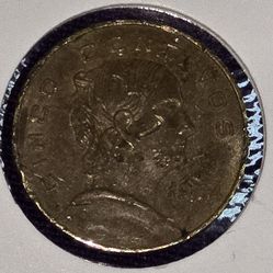1964 Mexico 5 Centavo Coin