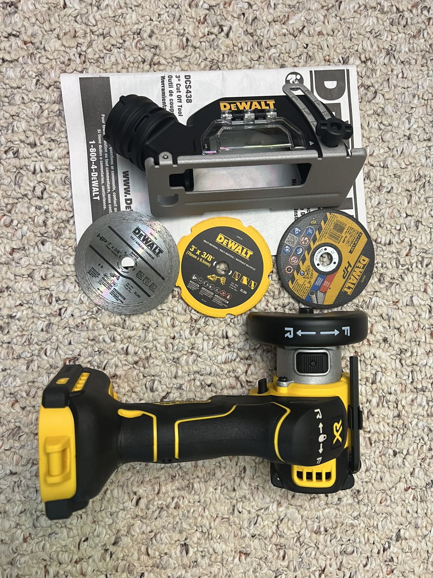 DEWALT 20V XR Cut Off Tool, Brushless and Compact, Bare Tool Only (DCS438B)