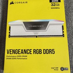 CORSAIR Vengeance RGB 32GB (2 x 16GB) 288-Pin PC RAM DDR5 6000 (PC5 48000) Desktop Memory