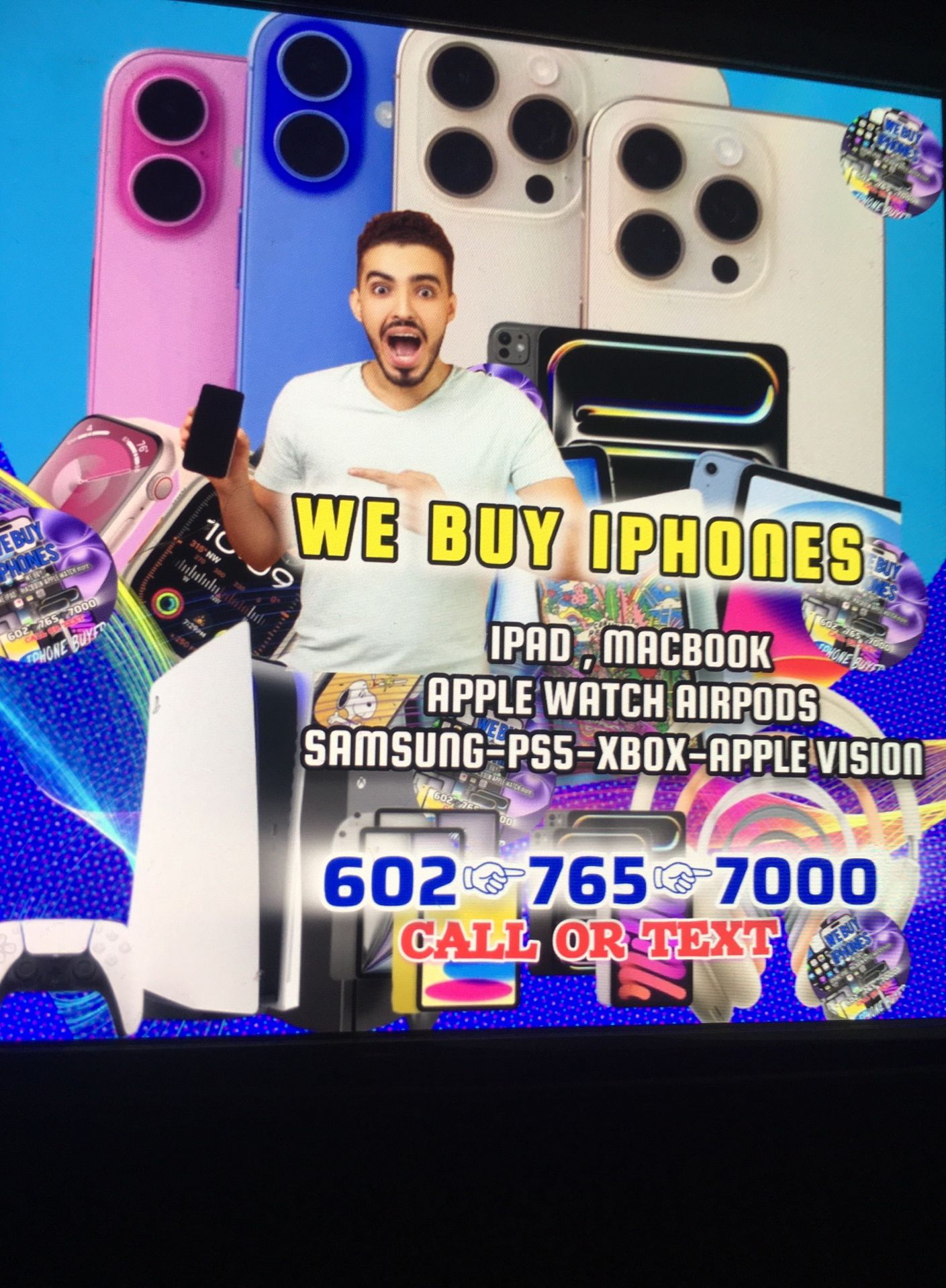 Unlocked Samsung + Galaxy Buyer iPhone 16 Pro Max ! Cash 4 Electronics
