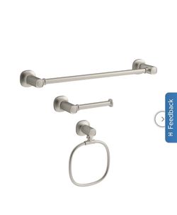 Kohler Terzet 3-piece Bath Accessory Set