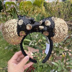 Disney Ears Black And Gold 