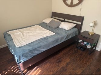 Queen Bed Frame Nightstand Dresser