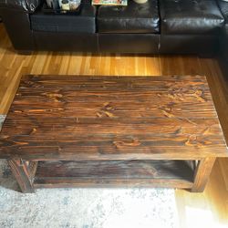 Heavy Real Wood Coffee Table